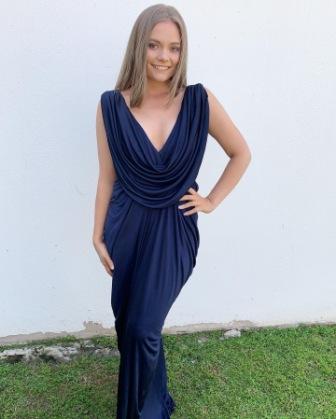 Grecian style maxi outlet dress