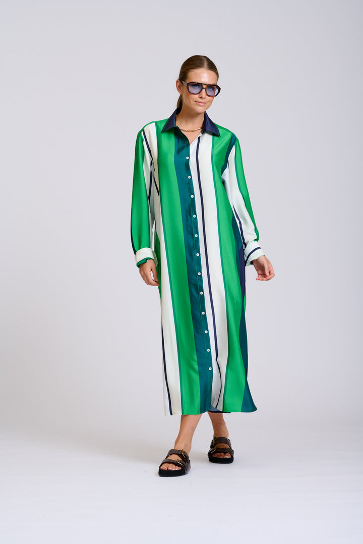 Luxe Luna Longline Shirt Dress
