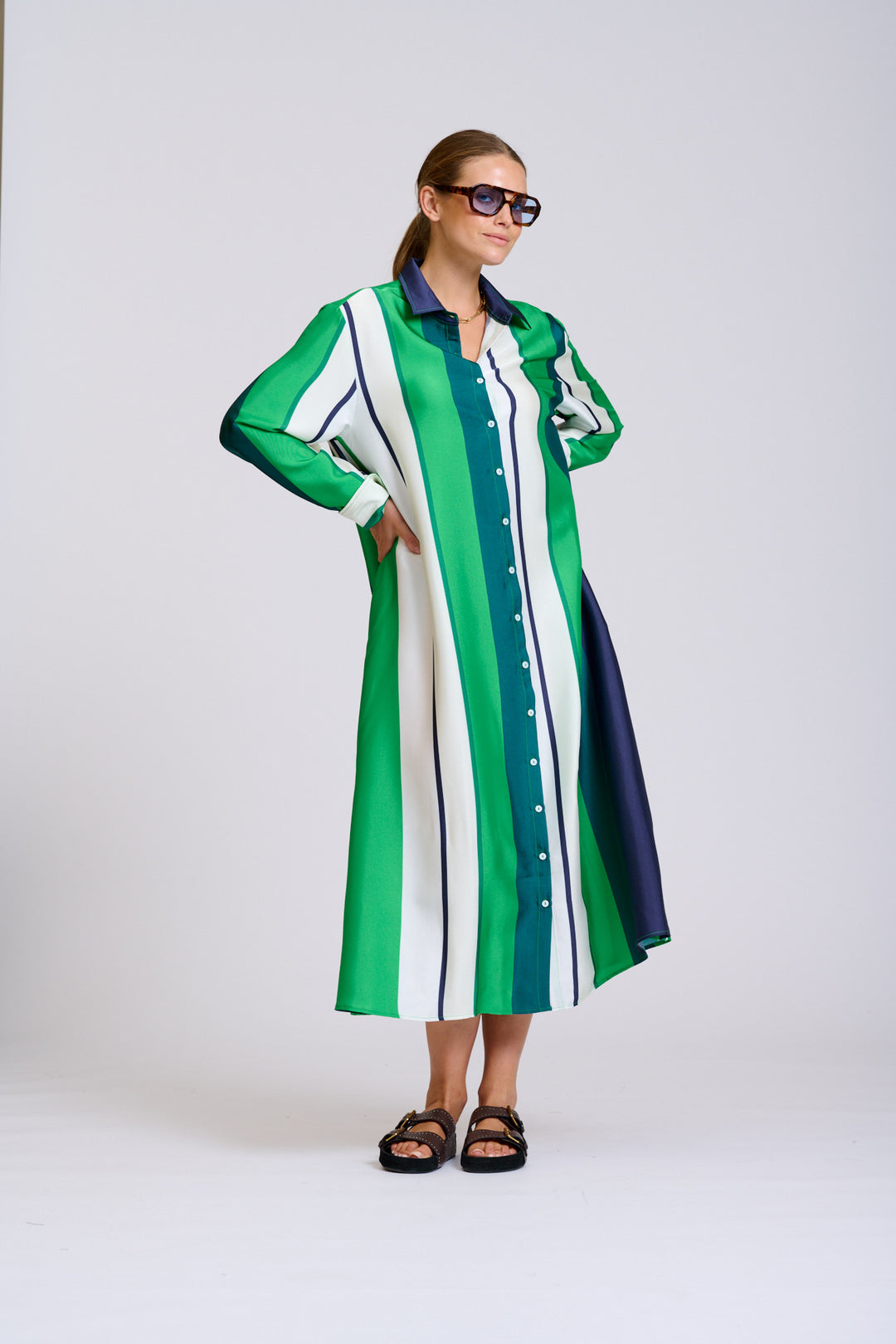 Luxe Luna Longline Shirt Dress