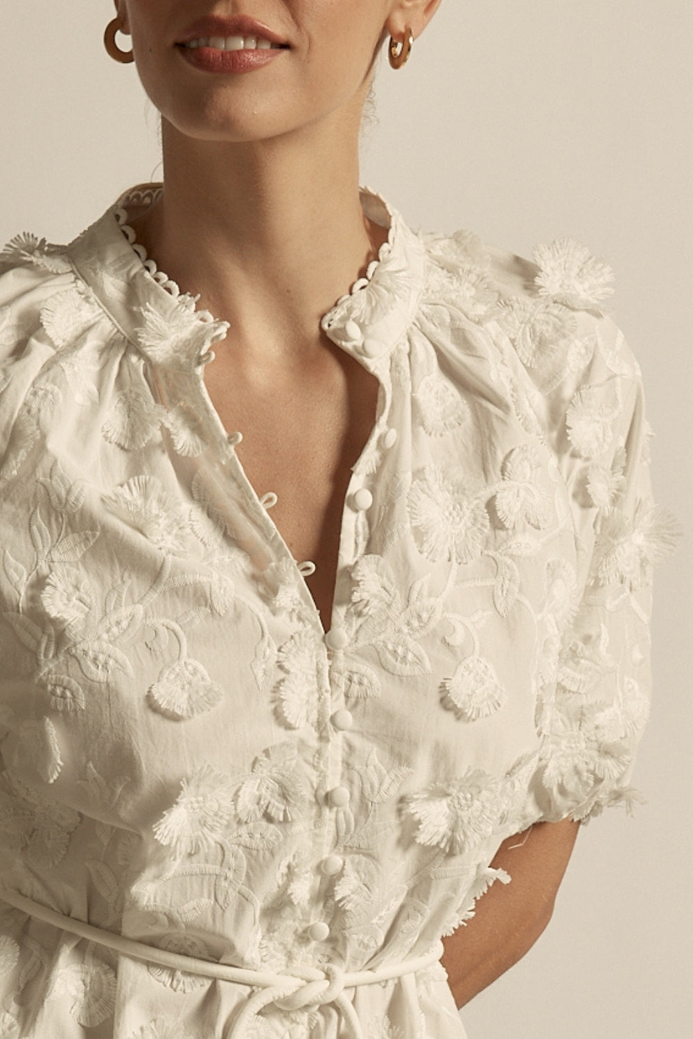 aspect dress - porcelain broderie