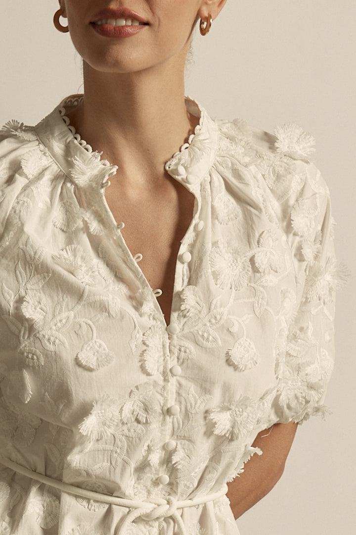 aspect dress - porcelain broderie