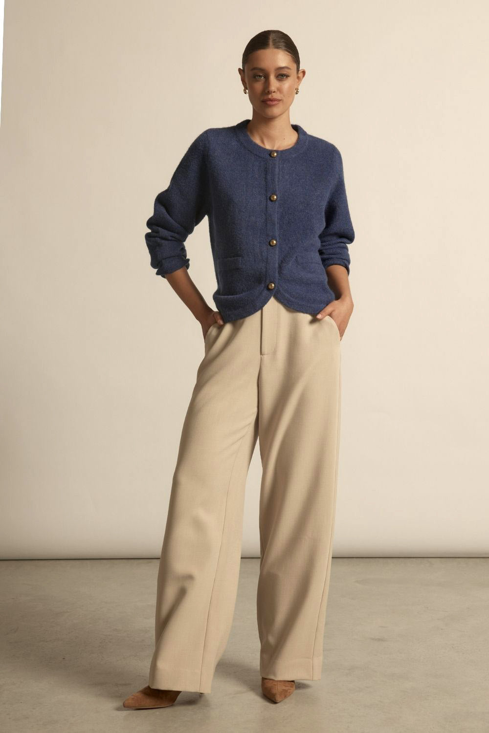 blur knit