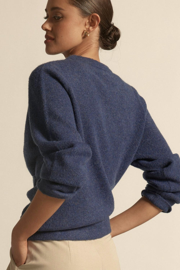 blur knit