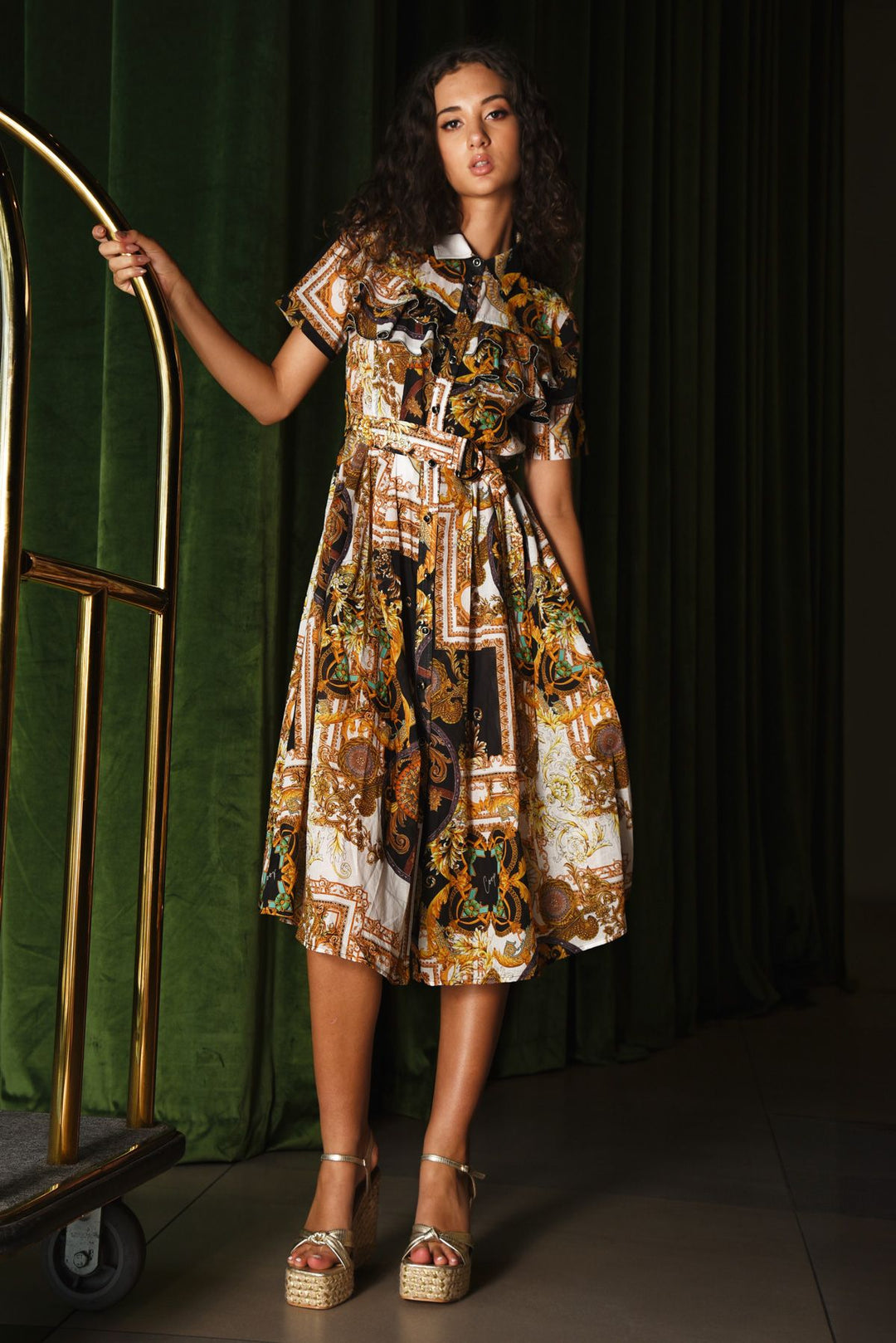 Gold Gold Heart Dress Bella & Spice Gold Gold Heart Dress Bella & Spice