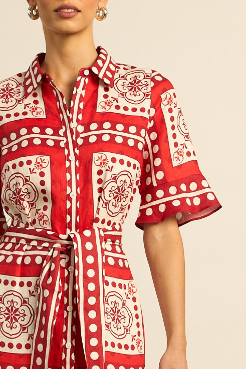 oasis dress - poppy scarf