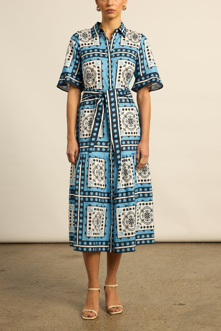 oasis dress - bay scarf