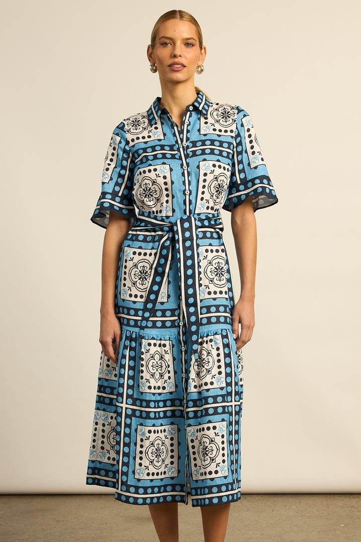 oasis dress - bay scarf