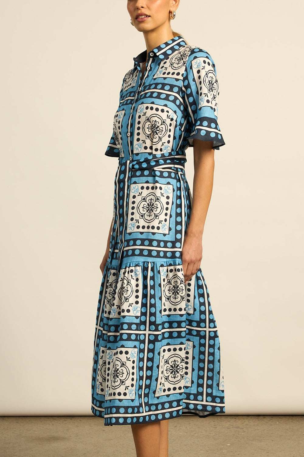 oasis dress - bay scarf