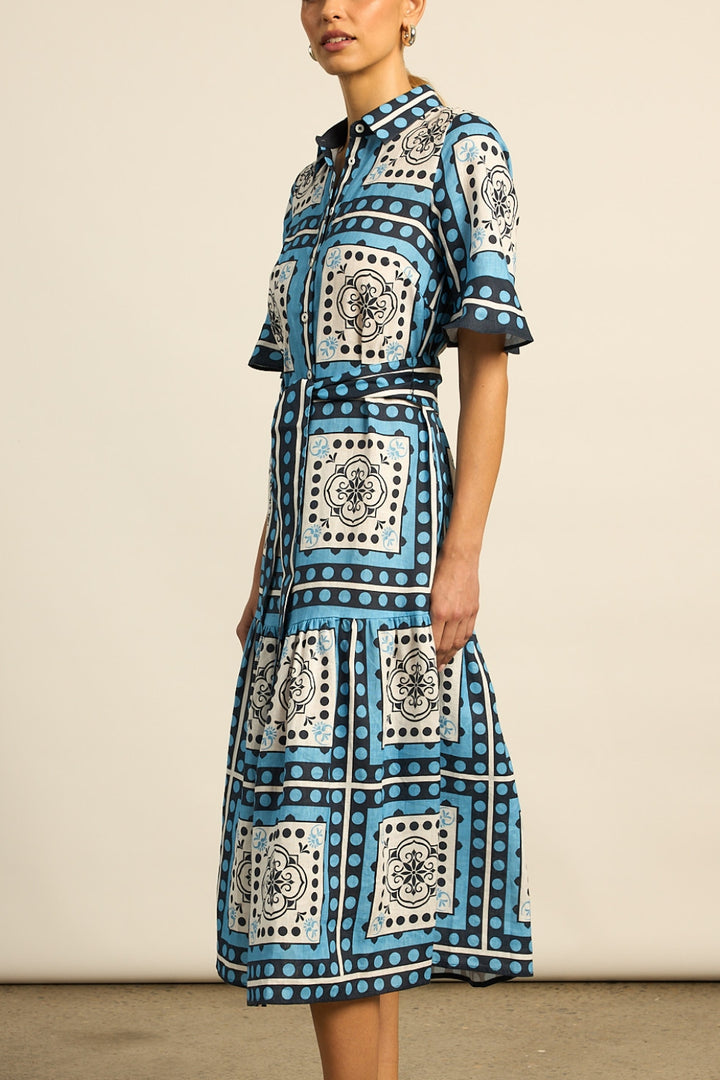 oasis dress - bay scarf