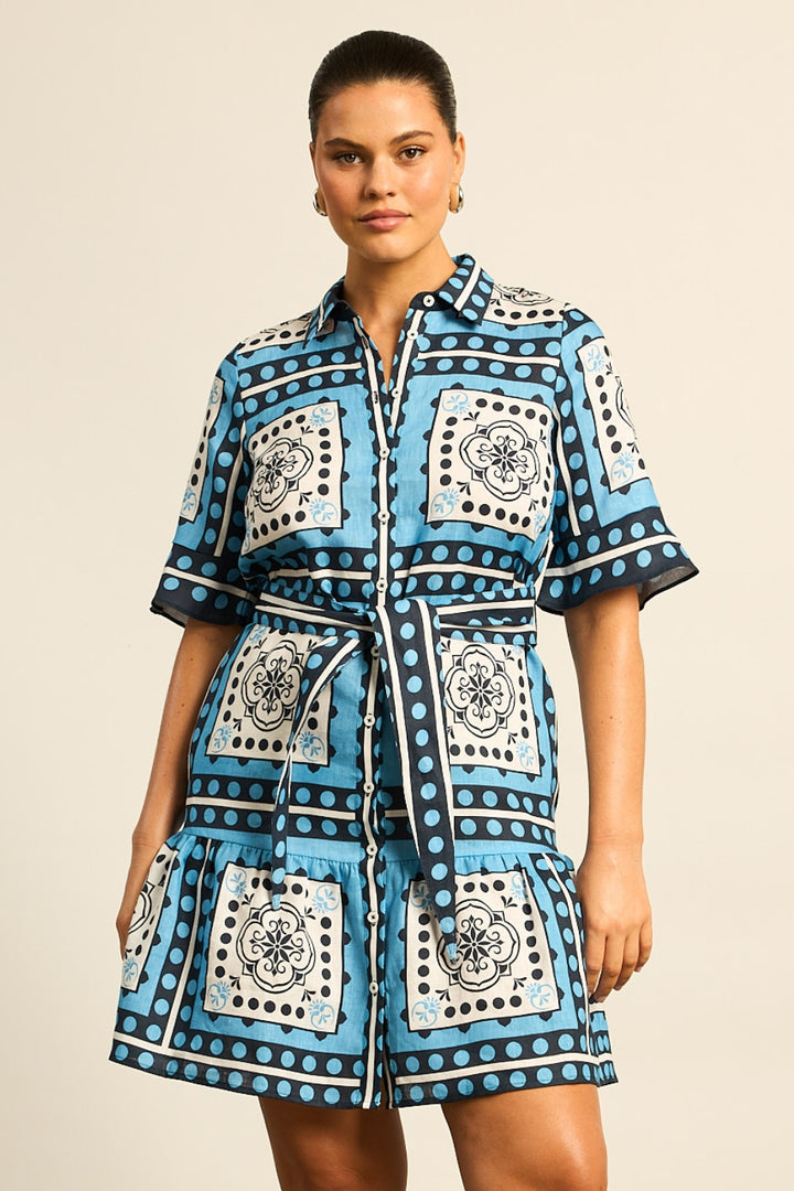 submerge dress - bay scarf
