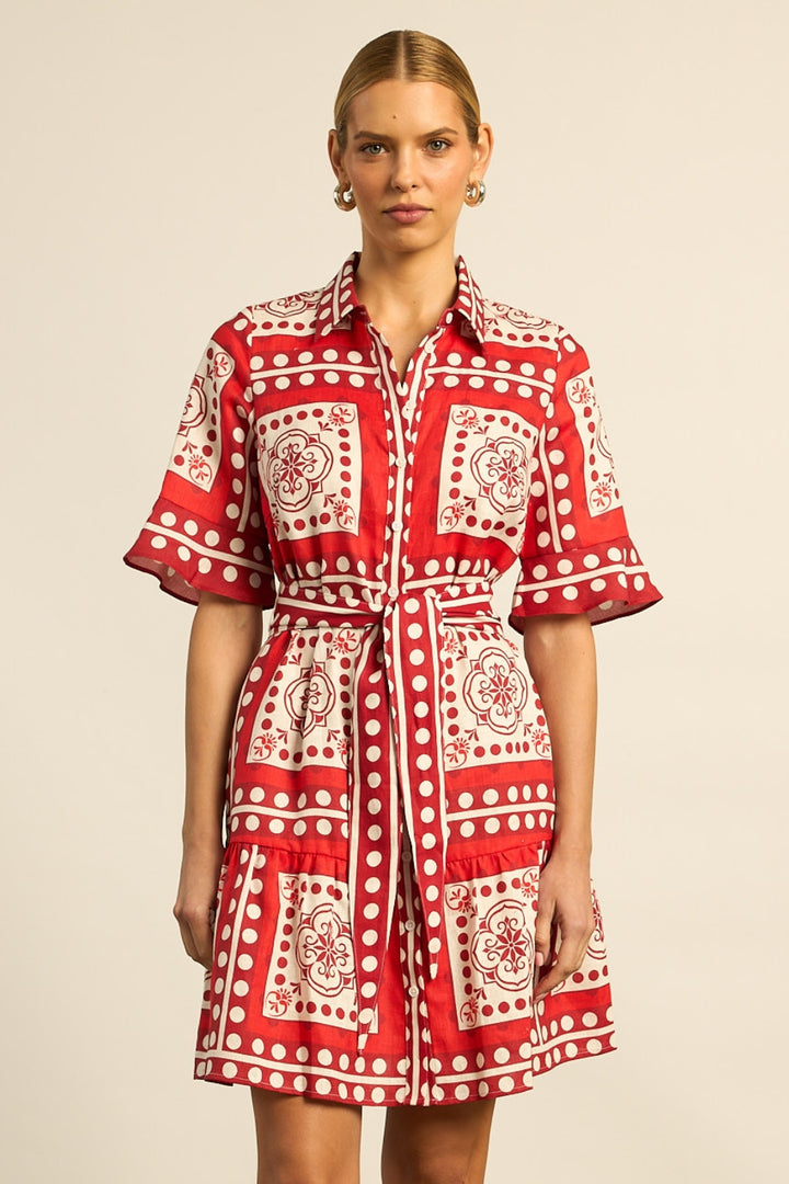 submerge dress - poppy scarf