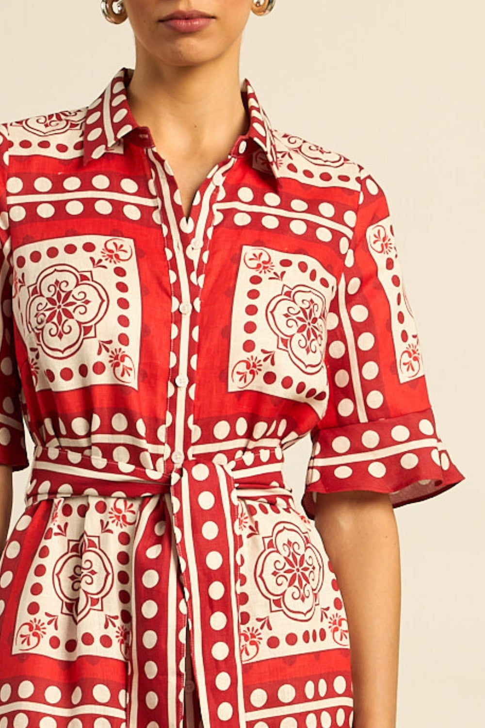 submerge dress - poppy scarf
