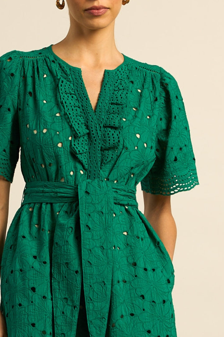 voyage dress - emerald