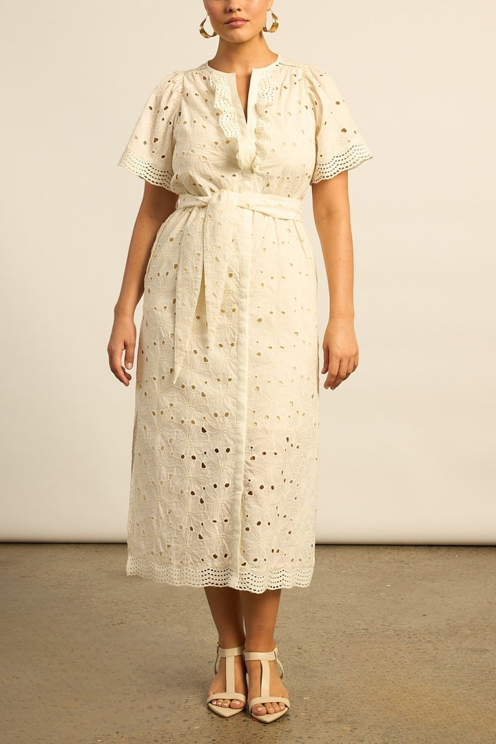 voyage dress - cream
