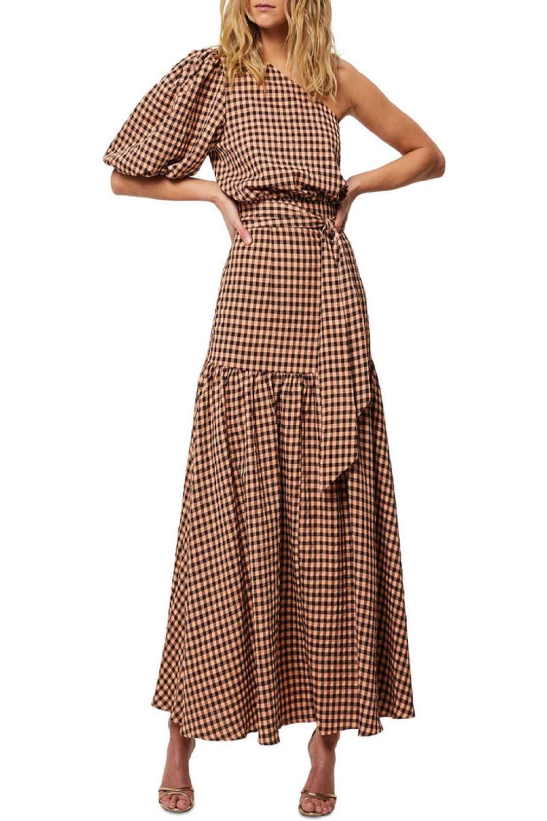 The Checked Out Maxi Dress by Mossman